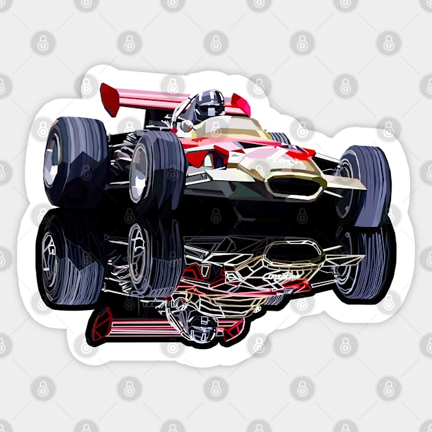 Lotus 49 Sticker by Worldengine